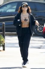 VANESSA HUDGENS at Dogpound Gym in West Hollywood 05/06/2021