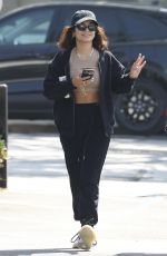 VANESSA HUDGENS at Dogpound Gym in West Hollywood 05/06/2021