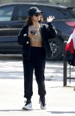 VANESSA HUDGENS at Dogpound Gym in West Hollywood 05/06/2021