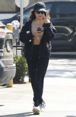 VANESSA HUDGENS at Dogpound Gym in West Hollywood 05/06/2021