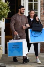 VICKY PATTISON and Ercan Ramadan Out Furniture Shopping at Arighi Bianchi 05/10/2021