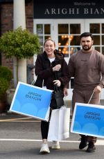 VICKY PATTISON and Ercan Ramadan Out Furniture Shopping at Arighi Bianchi 05/10/2021