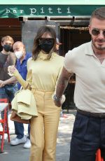 VICTORIA and David BECKHAM Leaves Bar Pitti in New York 05/26/2021