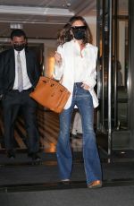 VICTORIA BECKHAM Leaves Mark Hotel in New York 05/24/20231