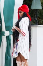 WINNIE HARLOW and Kyle Kuzma at San Vicente Bungalows in West Hollywood 05/28/2021