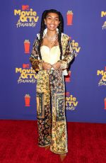 YARA SHAHIDI at 2021 MTV Movie Awards in Los Angeles 05/16/2021