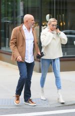 YOLANDA HADID Leaves Her Apartment in New York 05/11/2021