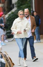 YOLANDA HADID Leaves Her Apartment in New York 05/11/2021