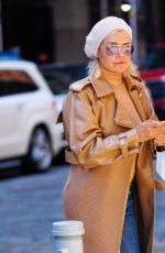 YOLANDA HADID Out and About in New York 05/07/2021
