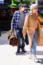 YOLANDA HADID Out and About in New York 05/07/2021