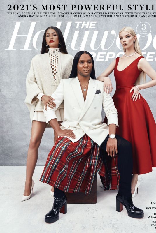 ZENDYA and ANYA TAYLOR-JOY in The Hollywood Reporter, May 2021