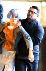 ZOE KRAVITZ on the Set of Kimi in Los Angeles 04/29/2021