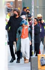 ZOE KRAVITZ on the Set of Kimi in Los Angeles 04/29/2021