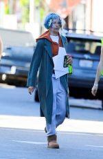 ZOE KRAVITZ on the Set of Kimi in Los Angeles 04/29/2021