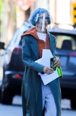 ZOE KRAVITZ on the Set of Kimi in Los Angeles 04/29/2021