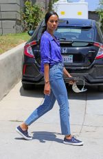 ZOE SALDANA Out and About in Los Angeles 05/11/2021