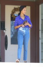ZOE SALDANA Out and About in Los Angeles 05/11/2021