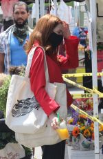 ZOEY DEUTCH at a Farmers Market in Los Angeles 05/30/2021