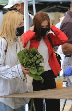 ZOEY DEUTCH at a Farmers Market in Los Angeles 05/30/2021