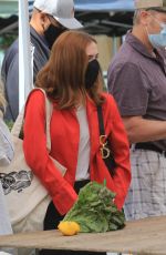 ZOEY DEUTCH at a Farmers Market in Los Angeles 05/30/2021