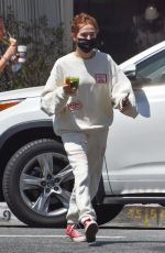 ZOEY DEUTCH at Alfred Coffee in Studio City 05/14/2021