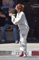 ZOEY DEUTCH at Alfred Coffee in Studio City 05/14/2021