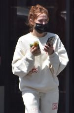 ZOEY DEUTCH at Alfred Coffee in Studio City 05/14/2021