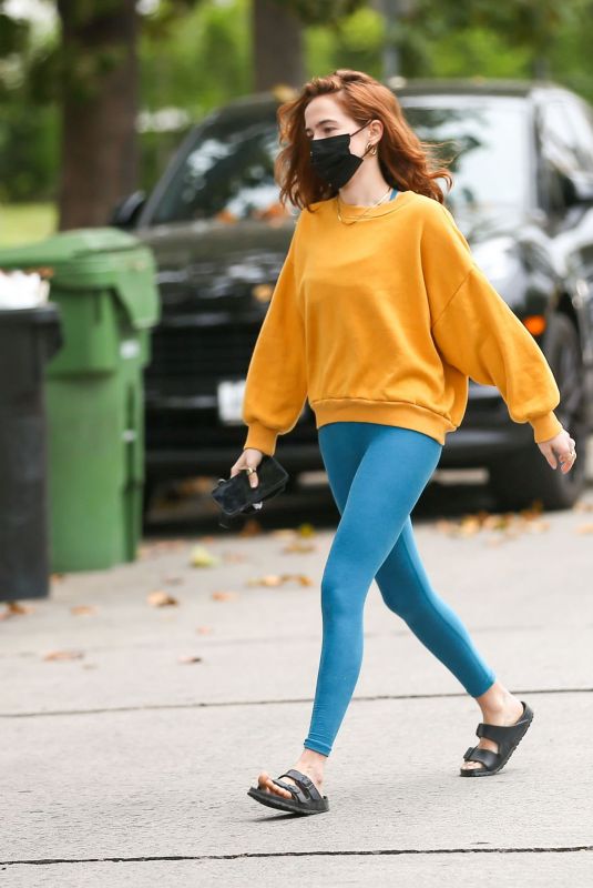 ZOEY DEUTCH Leaves Her House in Los Angeles 05/19/2021