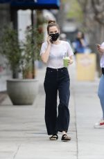 ZOEY DEUTCH Out for an Iced Matcha in Los Angeles 05/10/2021