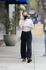 ZOEY DEUTCH Out for an Iced Matcha in Los Angeles 05/10/2021