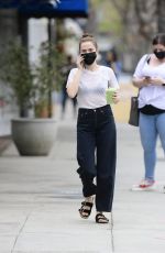 ZOEY DEUTCH Out for an Iced Matcha in Los Angeles 05/10/2021