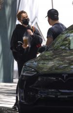 ZOEY DEUTCH Out for Coffee in Los Angeles 05/03/2021