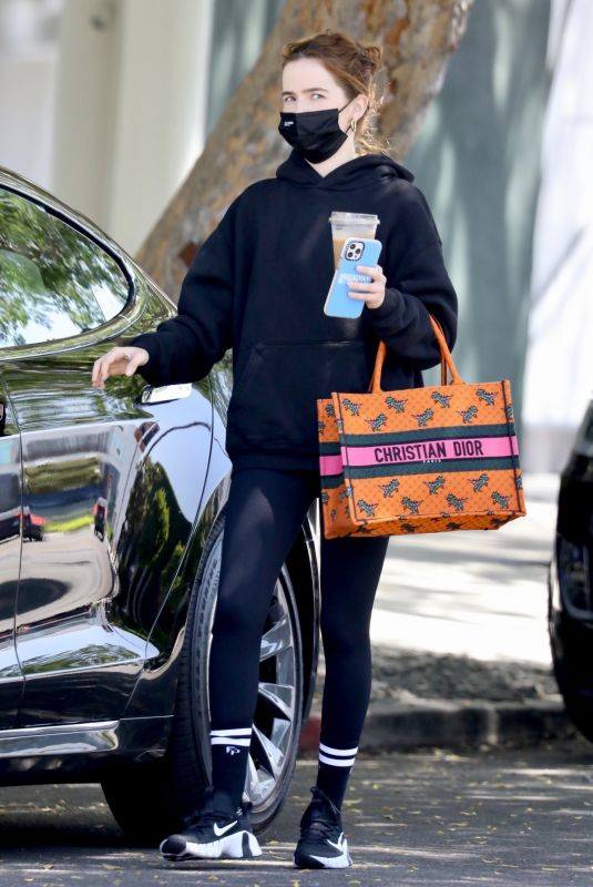 ZOEY DEUTCH Out for Coffee in Los Angeles 05/03/2021