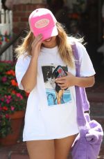 ADDISON RAE Out for Lunch at The Ivy in West Hollywood 06/23/2021