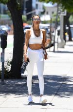 ALESSANDRA AMBROSIO All in White Out in Beverly Hills 06/11/2021