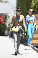 ALESSANDRA AMBROSIO and LUDI DELFINO Leaves Gym in West Hollywood 06/08/2021