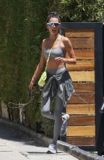 ALESSANDRA AMBROSIO and LUDI DELFINO Leaves Gym in West Hollywood 06/08/2021