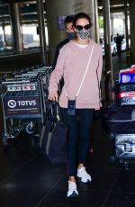 ALESSANDRA AMBROSIO Arrives at Airport in Sao Paulo 06/28/2021