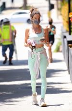 ALESSANDRA AMBROSIO Arrives at Pilates Class in West Hollywood 06/14/2021