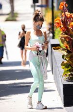 ALESSANDRA AMBROSIO Arrives at Pilates Class in West Hollywood 06/14/2021