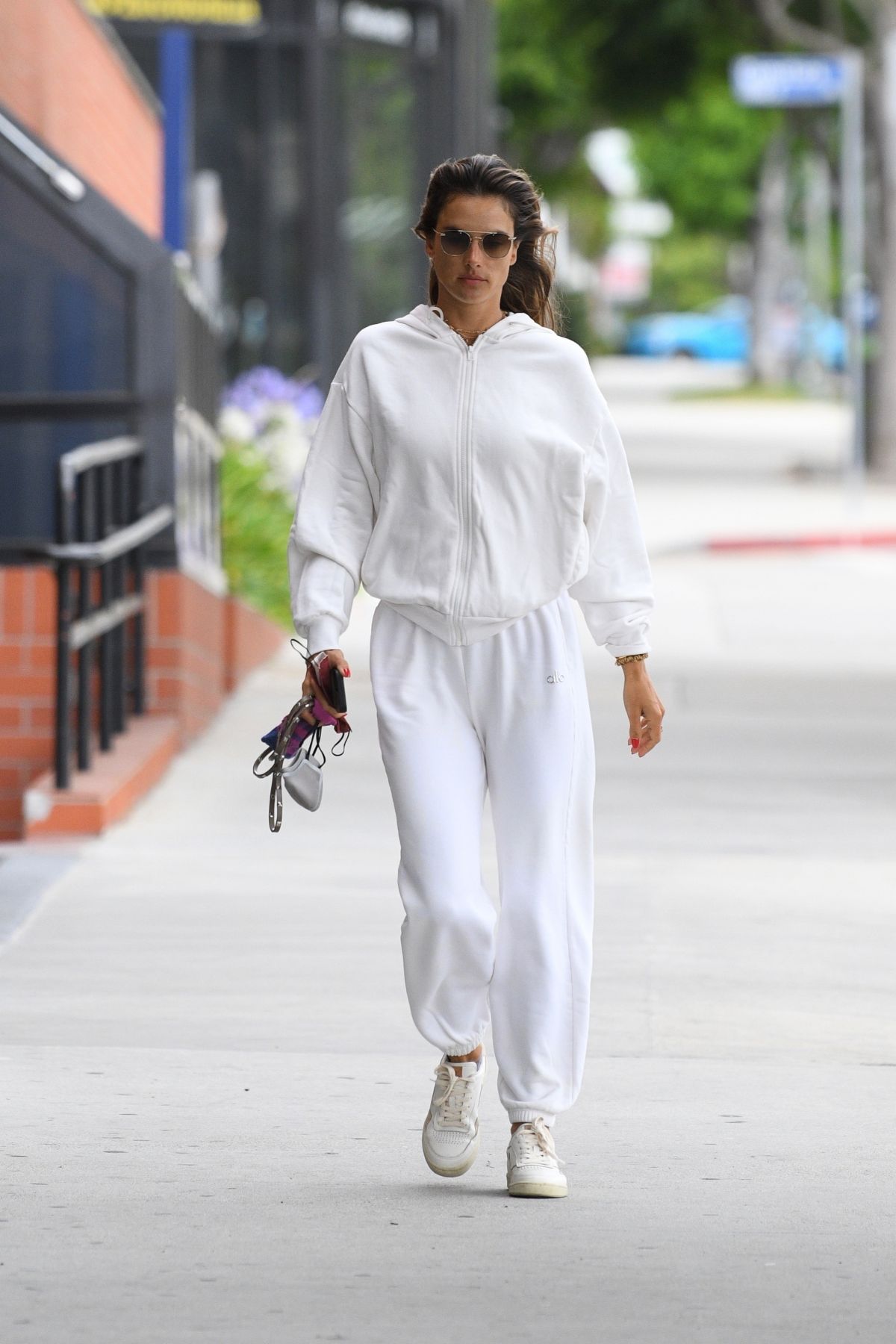 ALESSANDRA AMBROSIO at a Pilates Class in Los Angeles 06/07/2021 ...