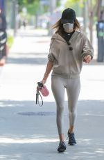 ALESSANDRA AMBROSIO Heading to Pilates Class in Los Angeles 06/03/2021