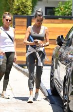 ALESSANDRA AMBROSIO Leaves Pilates Class in West Hollywood 06/15/2021