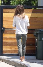 ALESSANDRA AMBROSIO Leaves Pilates Class in West Hollywood 06/15/2021