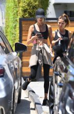 ALESSANDRA AMBROSIO Leaves Private Pilates Class in Beverly Hills 06/02/2021
