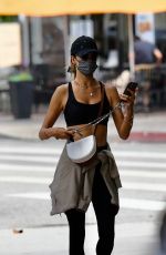 ALESSANDRA AMBROSIO Leaves Private Pilates Class in Beverly Hills 06/02/2021