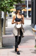 ALESSANDRA AMBROSIO Leaves Private Pilates Class in Beverly Hills 06/02/2021