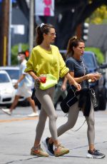 ALESSANDRA AMBROSIO Out with a Friend in Beverly Hills 06/17/2021
