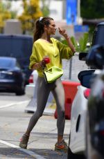ALESSANDRA AMBROSIO Out with a Friend in Beverly Hills 06/17/2021