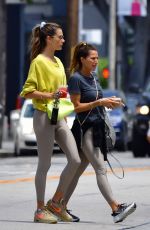 ALESSANDRA AMBROSIO Out with a Friend in Beverly Hills 06/17/2021